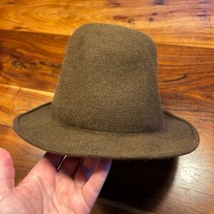 Superduper unisex 100% rabbit felt earth piece hat